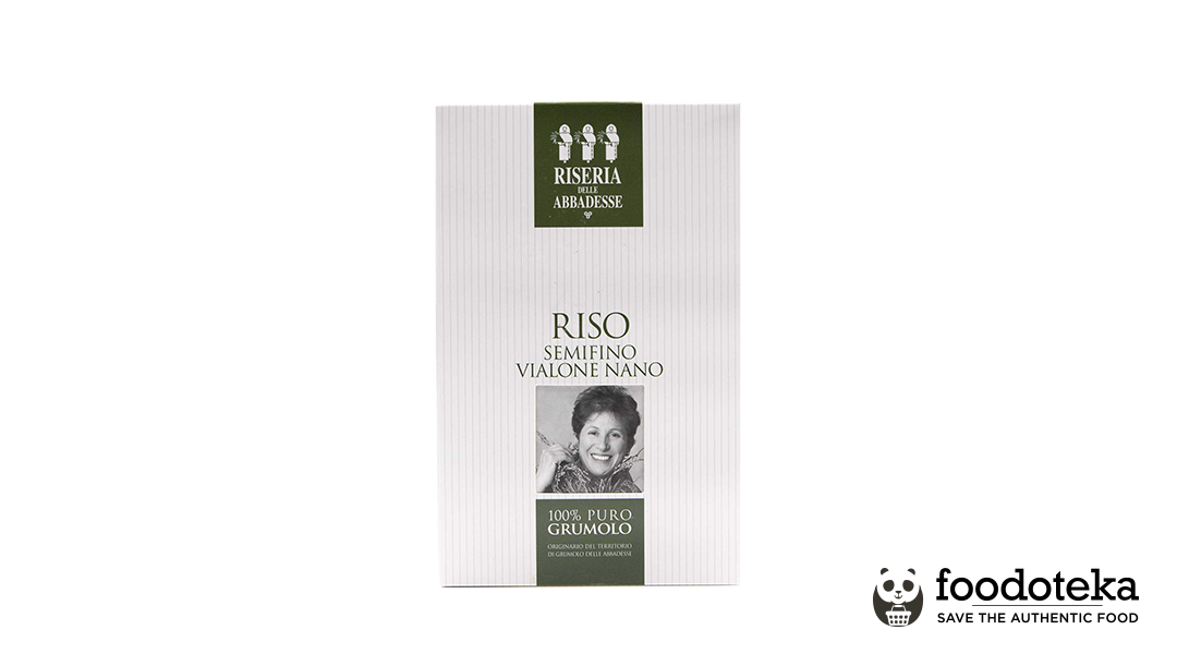 Riso Vialone Nano 100% Grumolo Riseria delle Abbadesse 1Kg