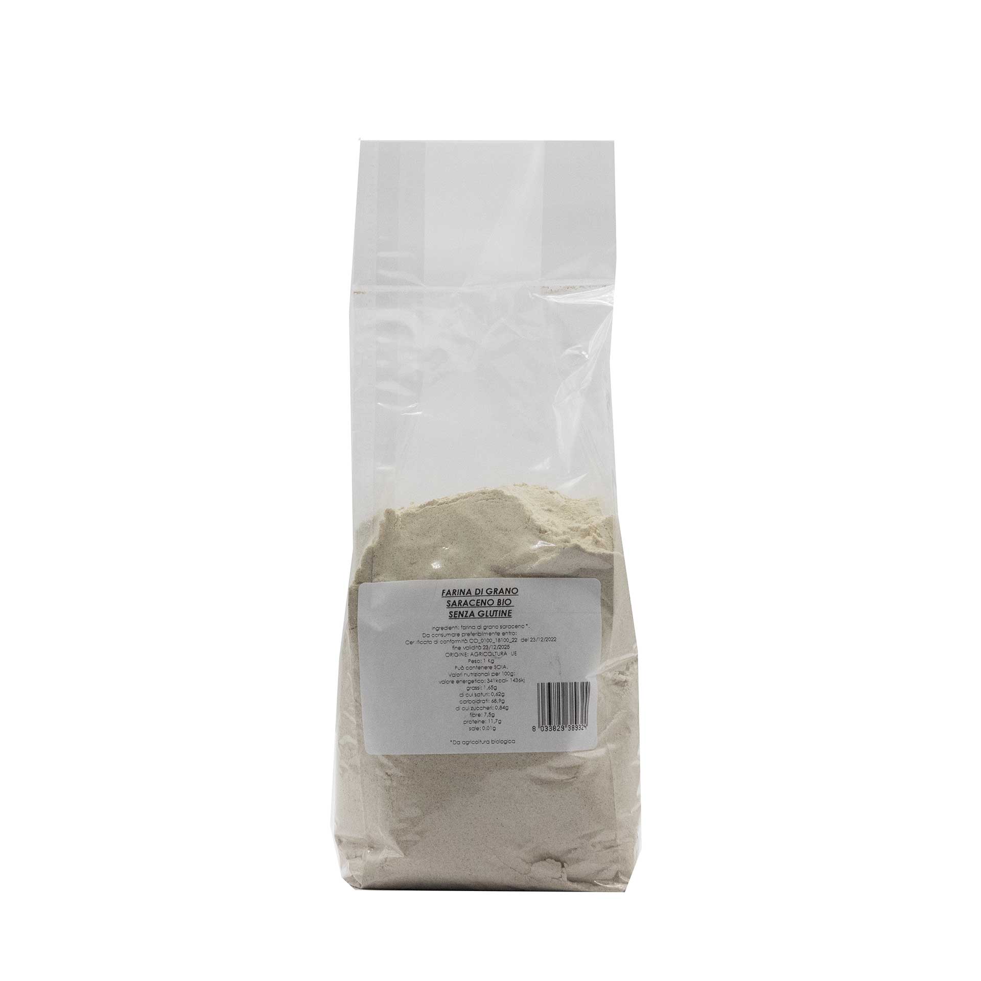 Farina di Grano Saraceno Bio Senza Glutine 1kg