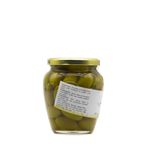 Olive Bella di Cerignola in salamoia Pannarale Giuseppe 500gr - lato dx