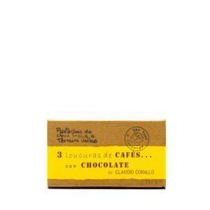 3 Loucuras de Cafes com Chocolate Claudio Corallo 150gr - fronte