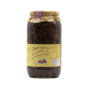 Olive Taggiasche Denocciolate in Olio EVO 2,7kg - fronte