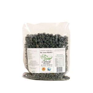 Capperi delle Isole Eolie D.O.P. Piccoli, 500gr - fronte