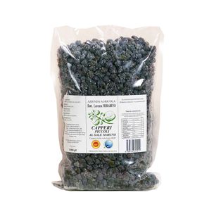 Capperi delle Isole Eolie D.O.P. Piccoli,1 kg - fronte
