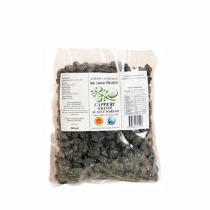Capperi delle Isole Eolie D.O.P. Grandi, 500gr - fronte
