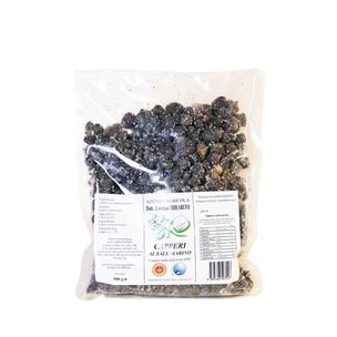Capperi delle Isole Eolie D.O.P. Misti, 500gr - fronte