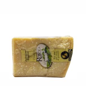Parmigiano Reggiano DOP 22-24 mesi Caseificio Rosola 1kg - fronte