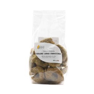 Taralli Pugliesi Grano Arso e Finocchio - fronte