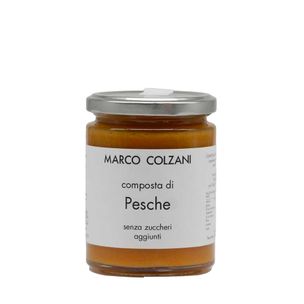 Composta di Pesche Senza Zucchero Marco Colzani 300gr - fronte