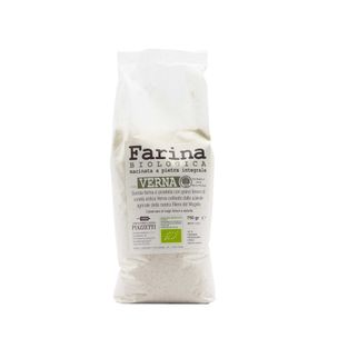 Farina Biologica di Grani Antichi con Verna Integrale 750gr - fronte