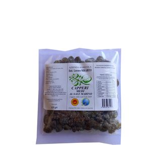 Capperi delle Isole Eolie D.O.P. Medi, 125gr - fronte