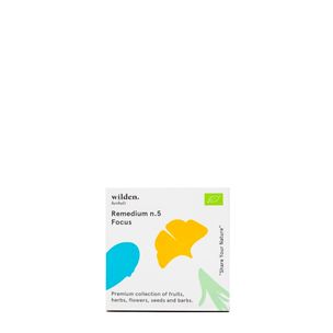 Remedium n.5 Focus Tisana Bio Astuccio 10 Bustine Wilden Herbals - fronte