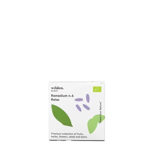 Remedium n.6 Relax Tisana Bio Astuccio 10 Bustine Wilden Herbals - fronte