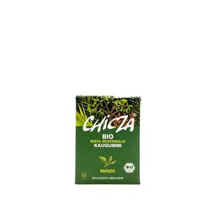 Chicza Minze Chewing Gum bio - fronte