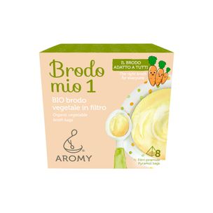 Brodo Mio 1 Bio Brodo Vegetale Conf. 8 Filtri Aromy - fronte
