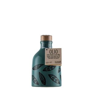 Olio Evo Bio Fusion in Orcio Azzurro De Palma 0,25lt - fronte