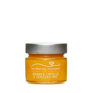 Composta Bio di Arance Cipolle e Zenzero 100gr - fronte