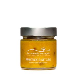 Composta Bio di Arance Noci e Uvetta Solo Frutta 230gr - fronte