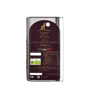 Olio Extra Vergine di Oliva Biologico 3lt - fronte
