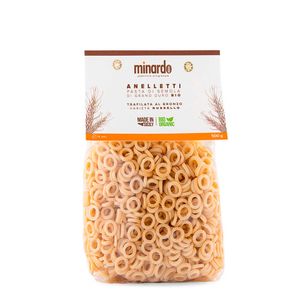Anelletti Grano Russello Bio Pastificio Minardo - fronte