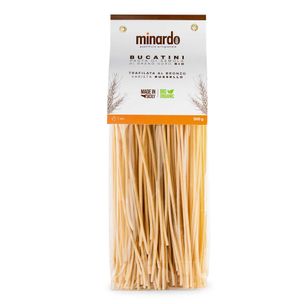 Bucatini Grano Russello Bio Pastificio Minardo - fronte