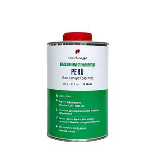 Caffè in Grani Perù Chanchamayo Coopchebi MondiCaffè 375gr - fronte
