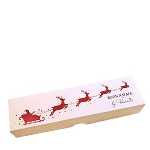 Pasta di Mandorla Confezione Regalo di Natale 10pz  - fronte