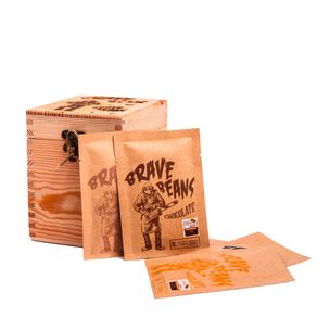 Box in Legno Cioccolati Monorigine Brave Bens 20 Tavolette - fronte