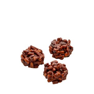 Nuvole Croccanti di Cioccolato Fondente con Mandorle, Arancio e Granella di cacao Ettorino - fronte