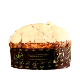 Panettone Artigianale con Amarene Toschi Pasticceria Busuoli - fronte
