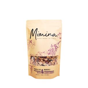 Granola Bio Uva e Mandorle 240gr - fronte