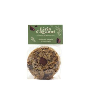Sbrisoline Vegane al Cioccolato 150Gr - fronte