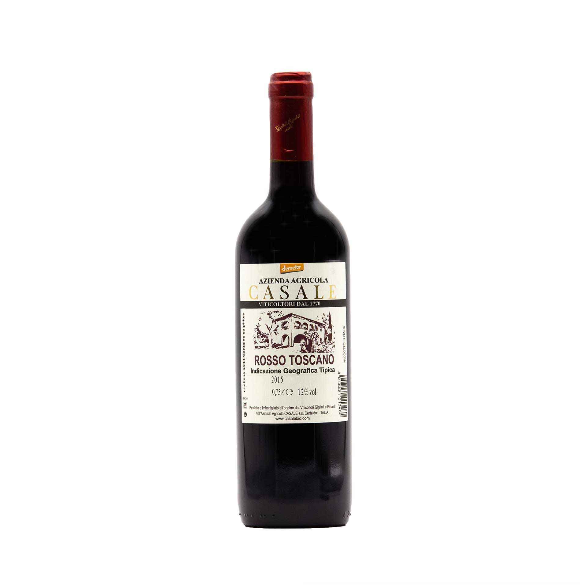 Rosso Toscano IGT 2015 Casale - fronte