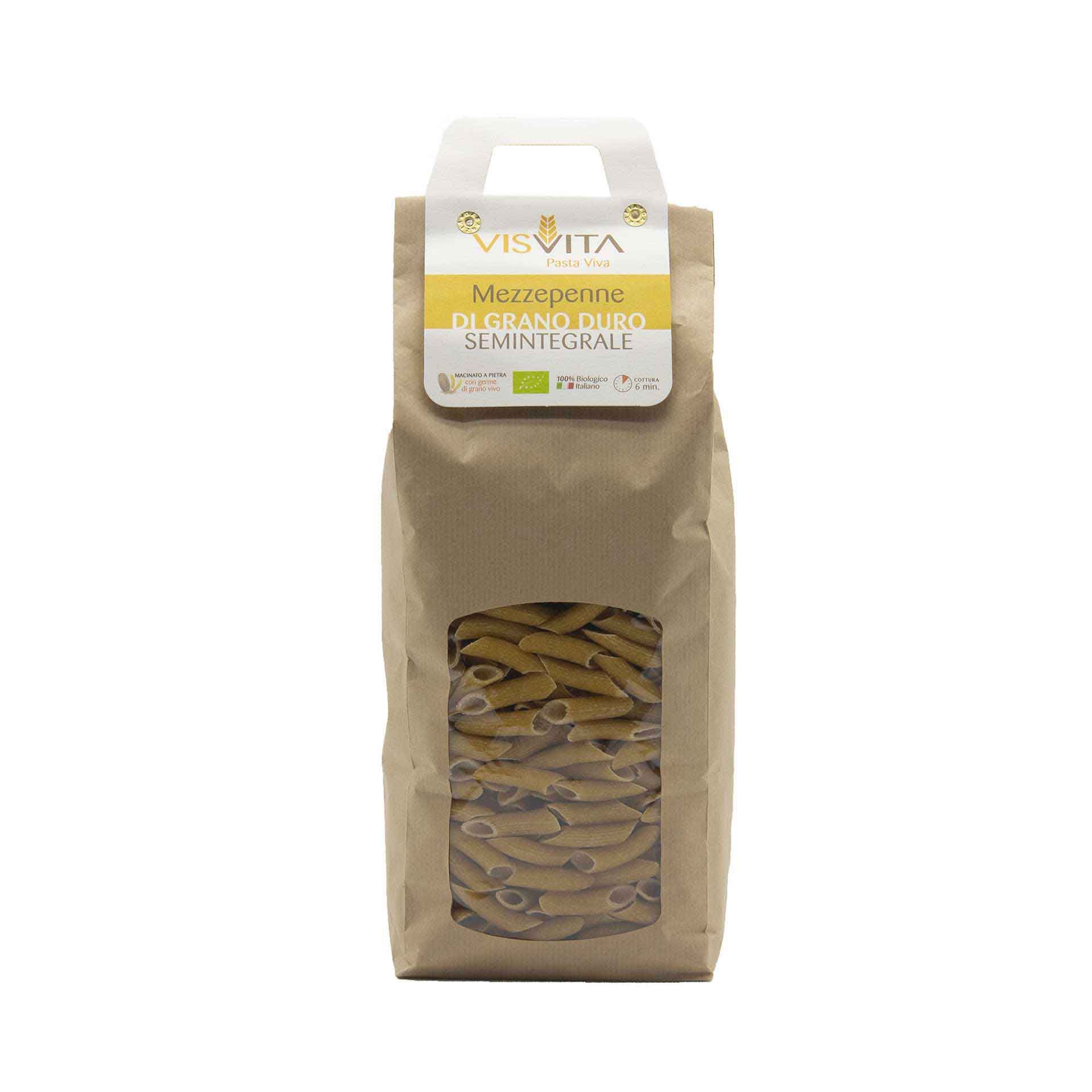 Mezzepenne Semintegrali Bio Visvita 1kg - fronte