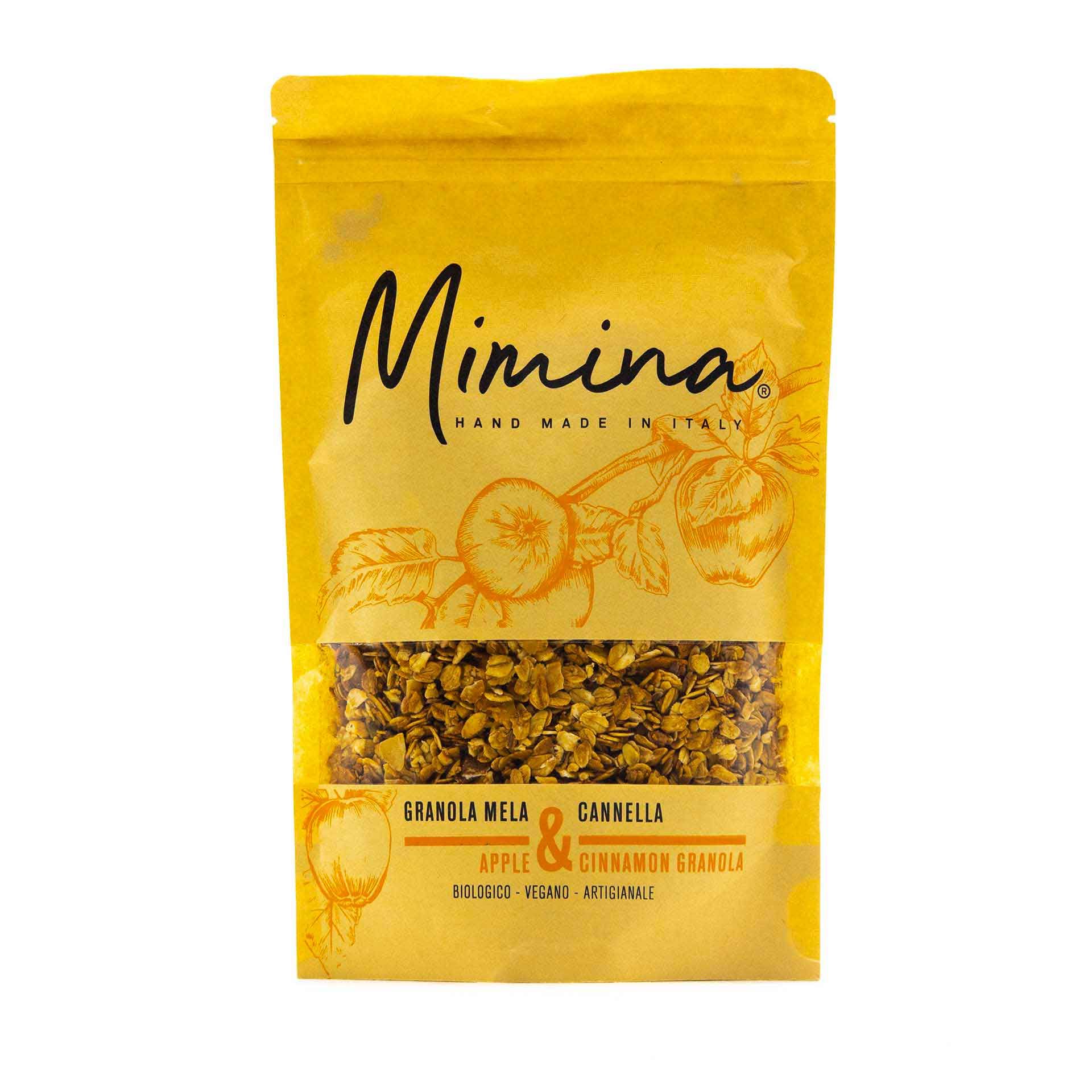 Granola biologica Mela & Cannella - fronte