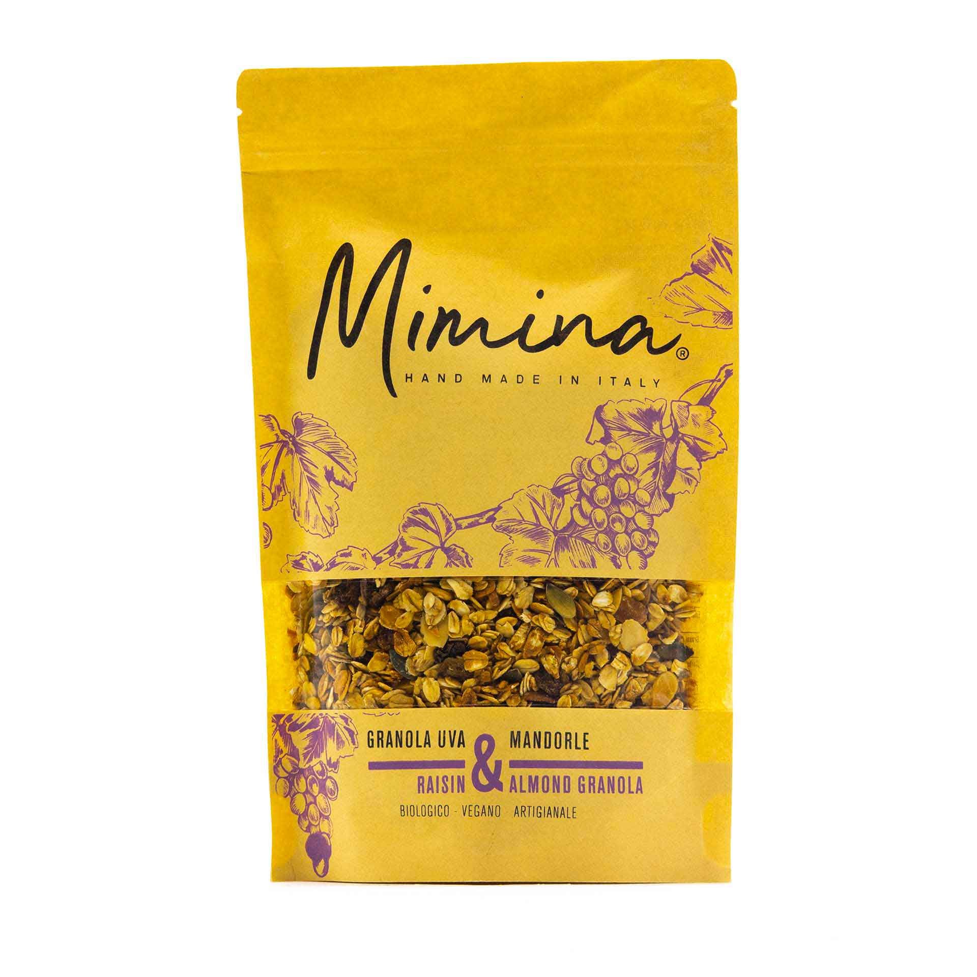 Granola biologica Uva & Mandorle - fronte