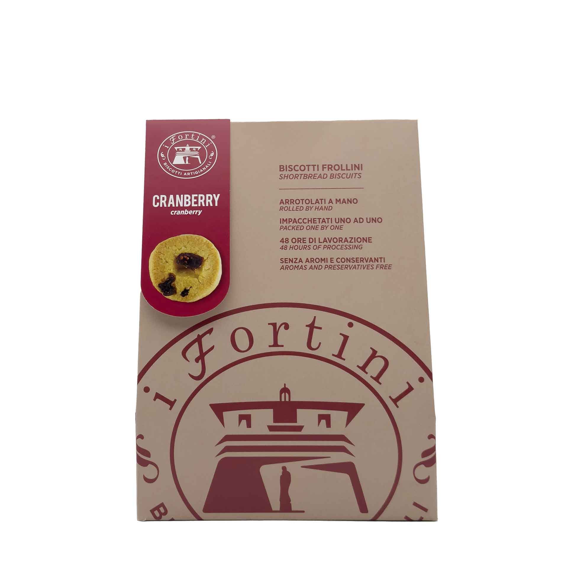 i Fortini al Cranberry 400gr - fronte