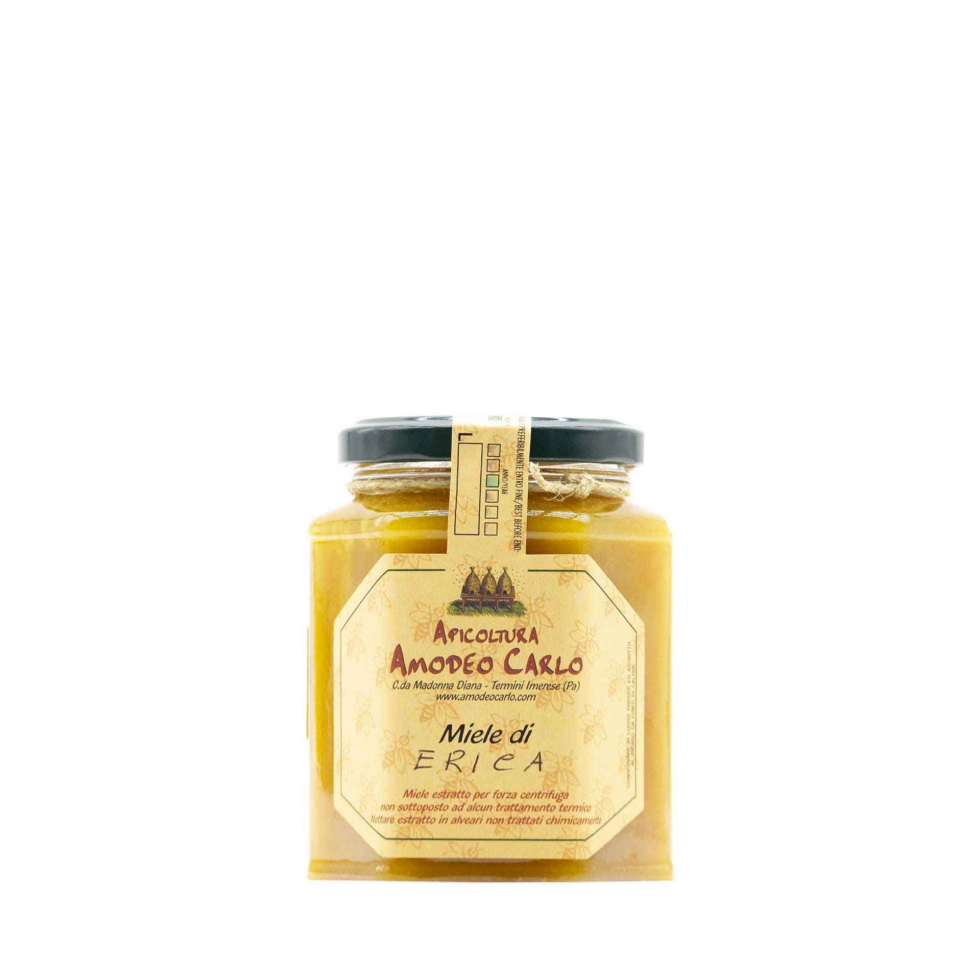 Miele di Erica Apicoltura Carlo Amodeo 400gr - fronte