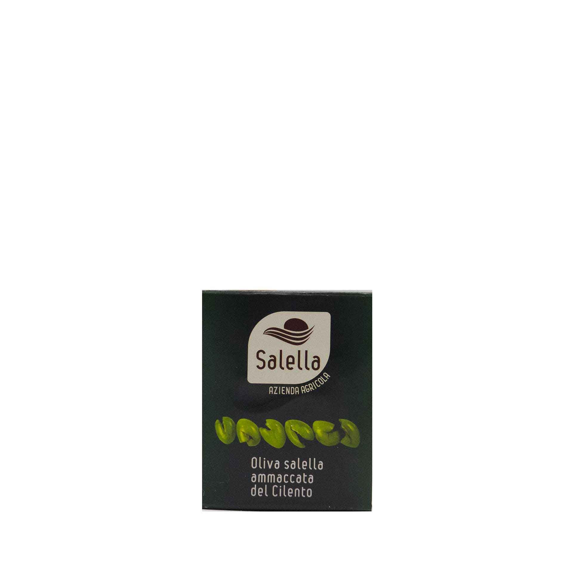 Oliva Salella Ammaccata del Cilento Bio Salella 200gr - fronte