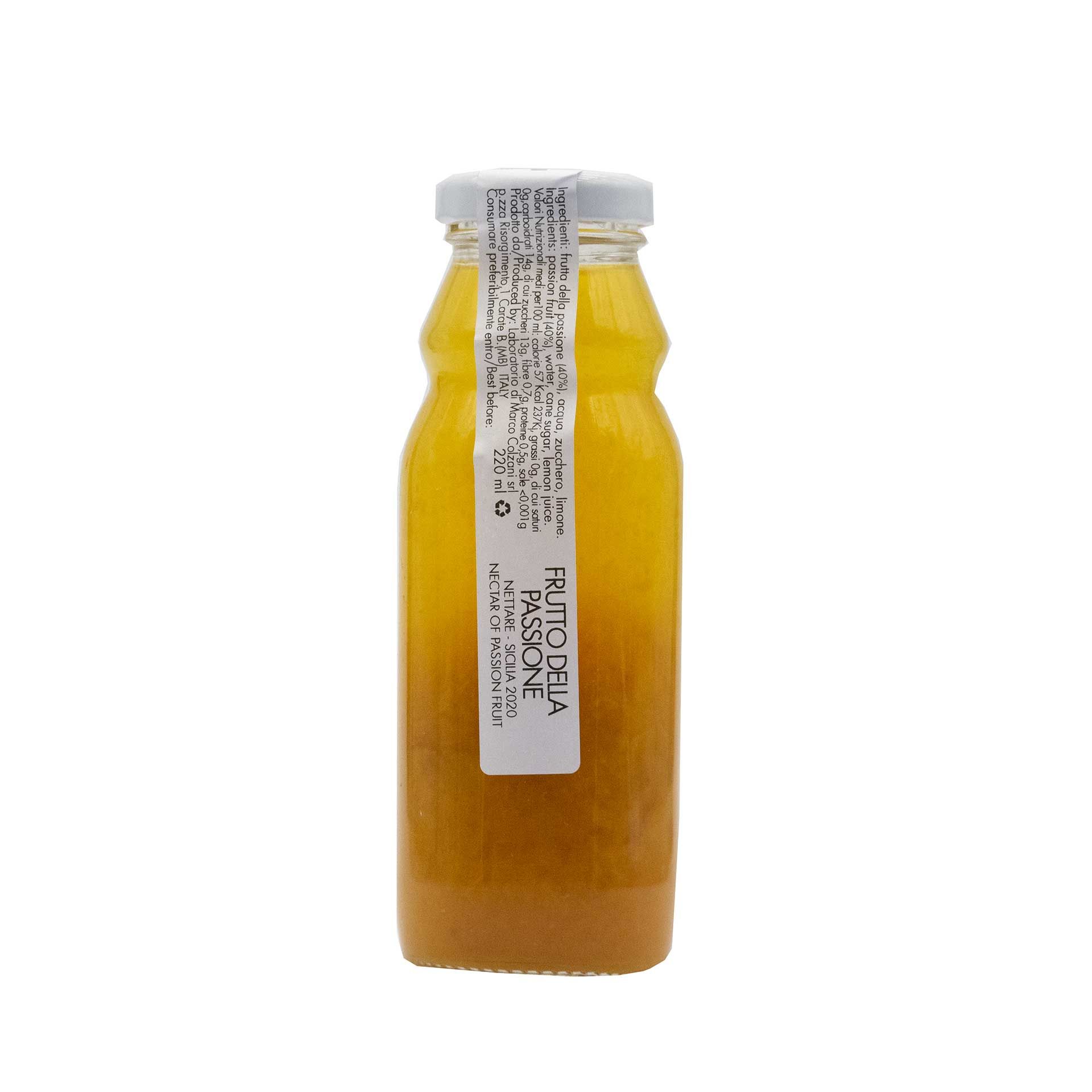 Nettare di Frutto della Passione Marco Colzani 220ml - fronte