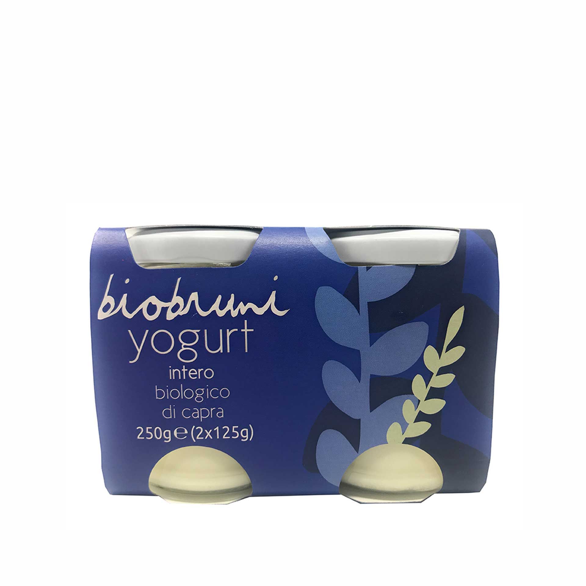Yogurt di Capra Biologico Intero BioBruni  - fronte