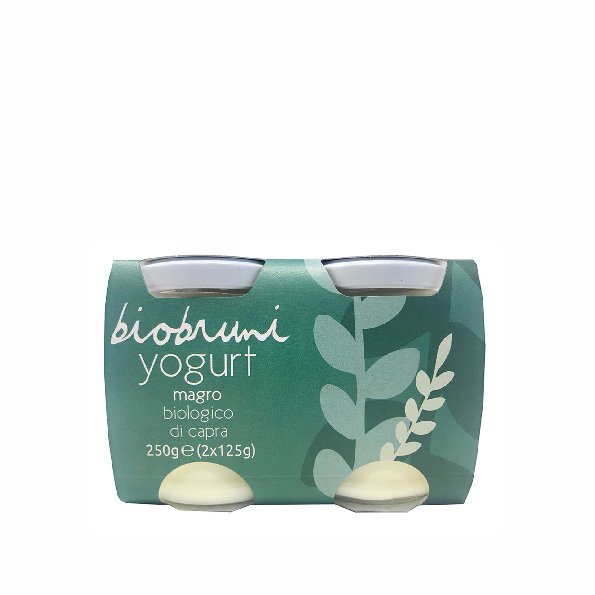 Yogurt di Capra Biologico Magro BioBruni - fronte