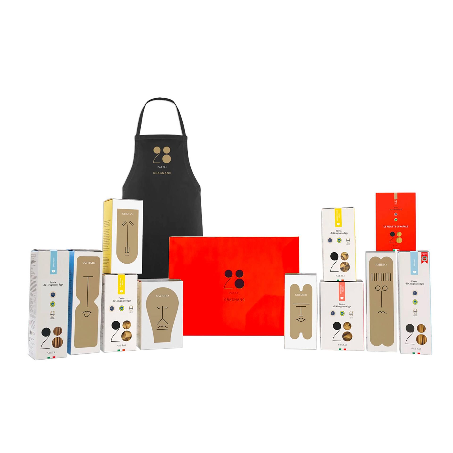Christmas Box Pasta di Gragnano I.G.P. 28 Pastai - fronte