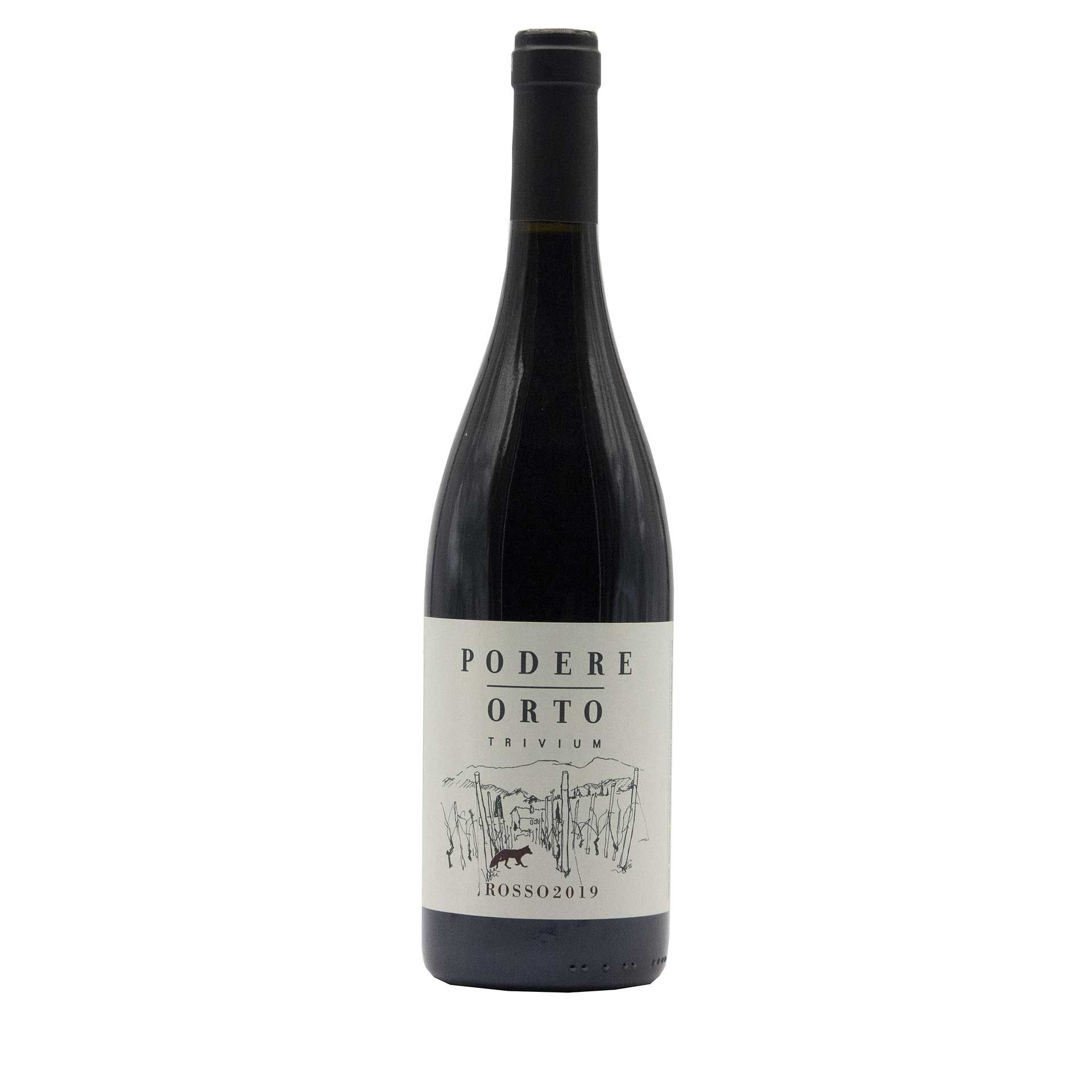 Rosso 2019 Podere Orto Trivium - fronte