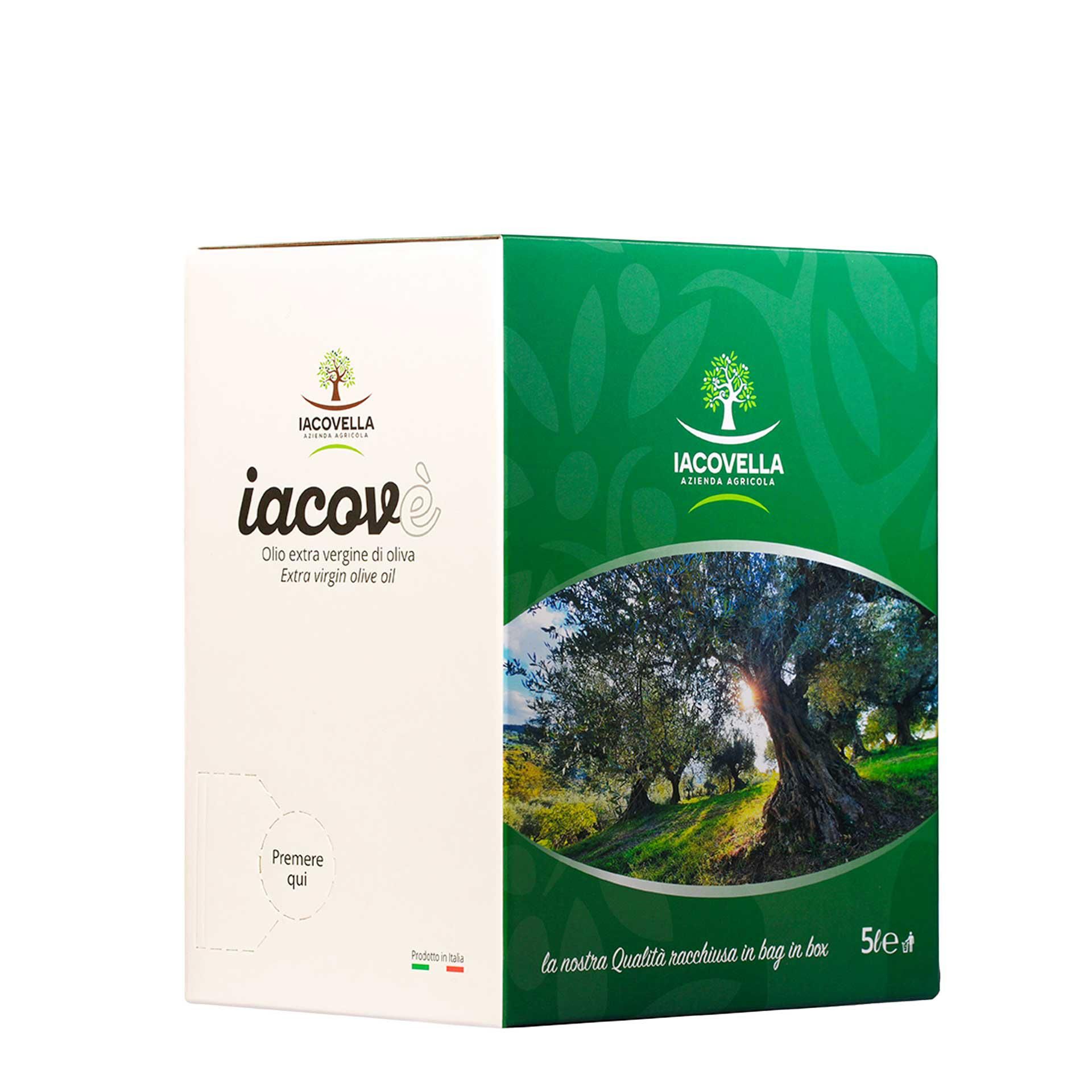 Olio Evo "Leccino" 5lt - fronte