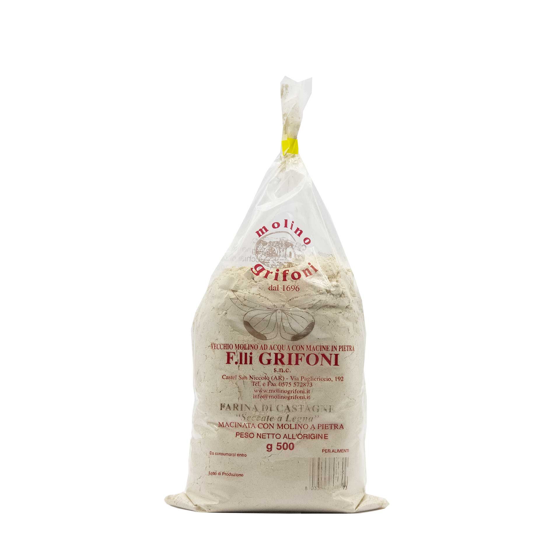 Farina di Castagne Grifoni 500gr - fronte