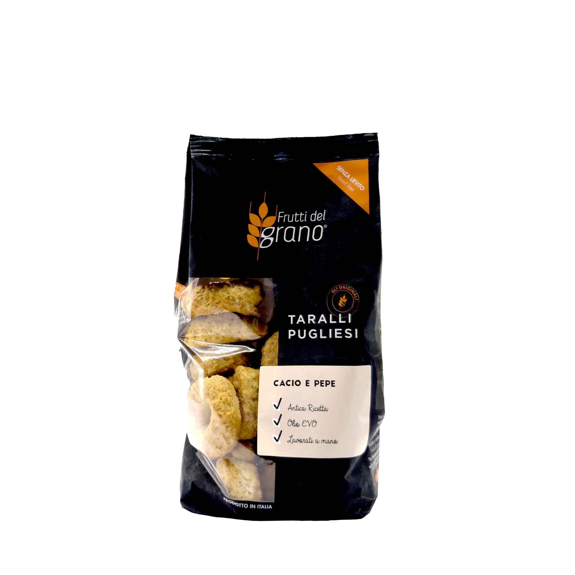 Taralli Pugliesi Cacio e Pepe - fronte