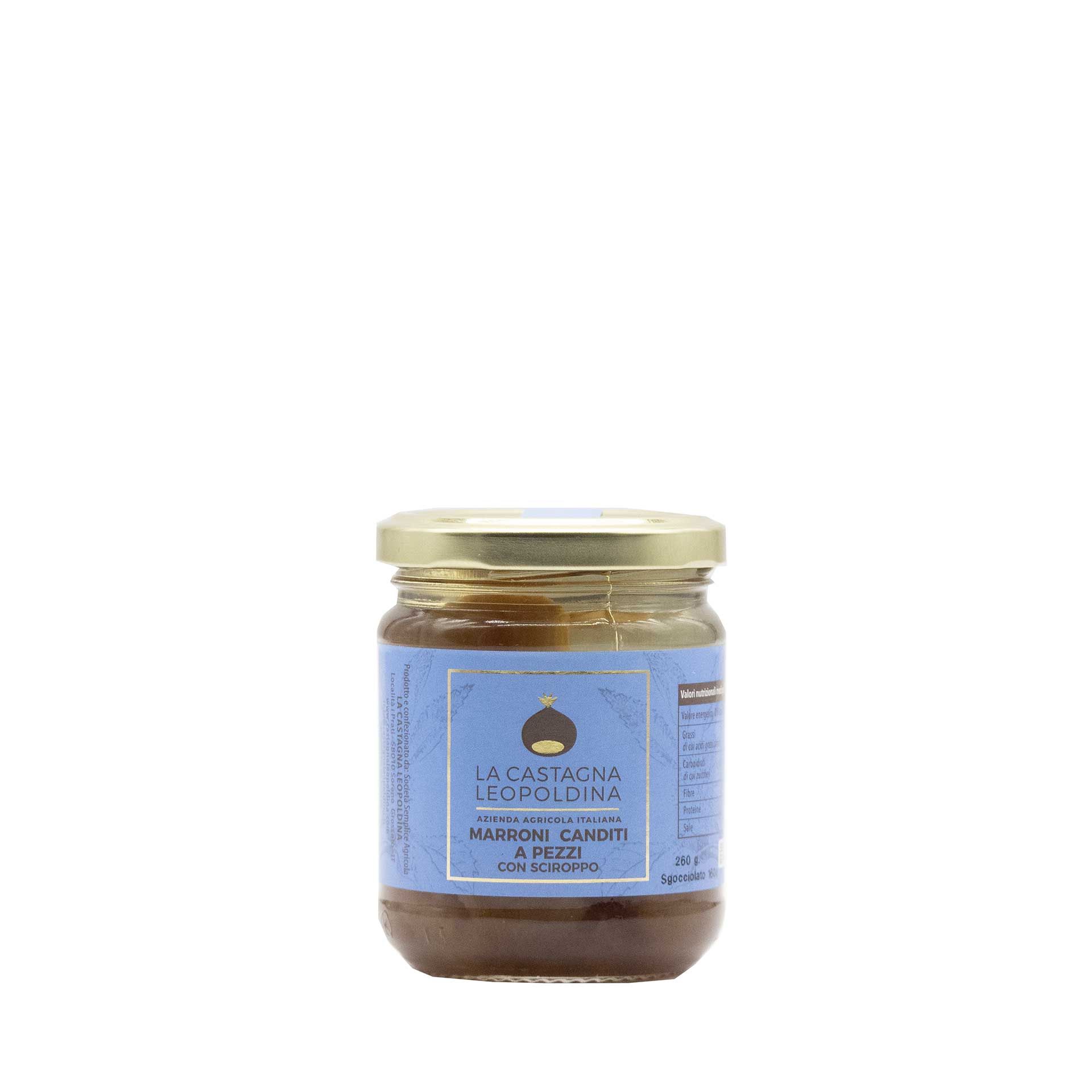 Marroni Canditi a pezzi - fronte