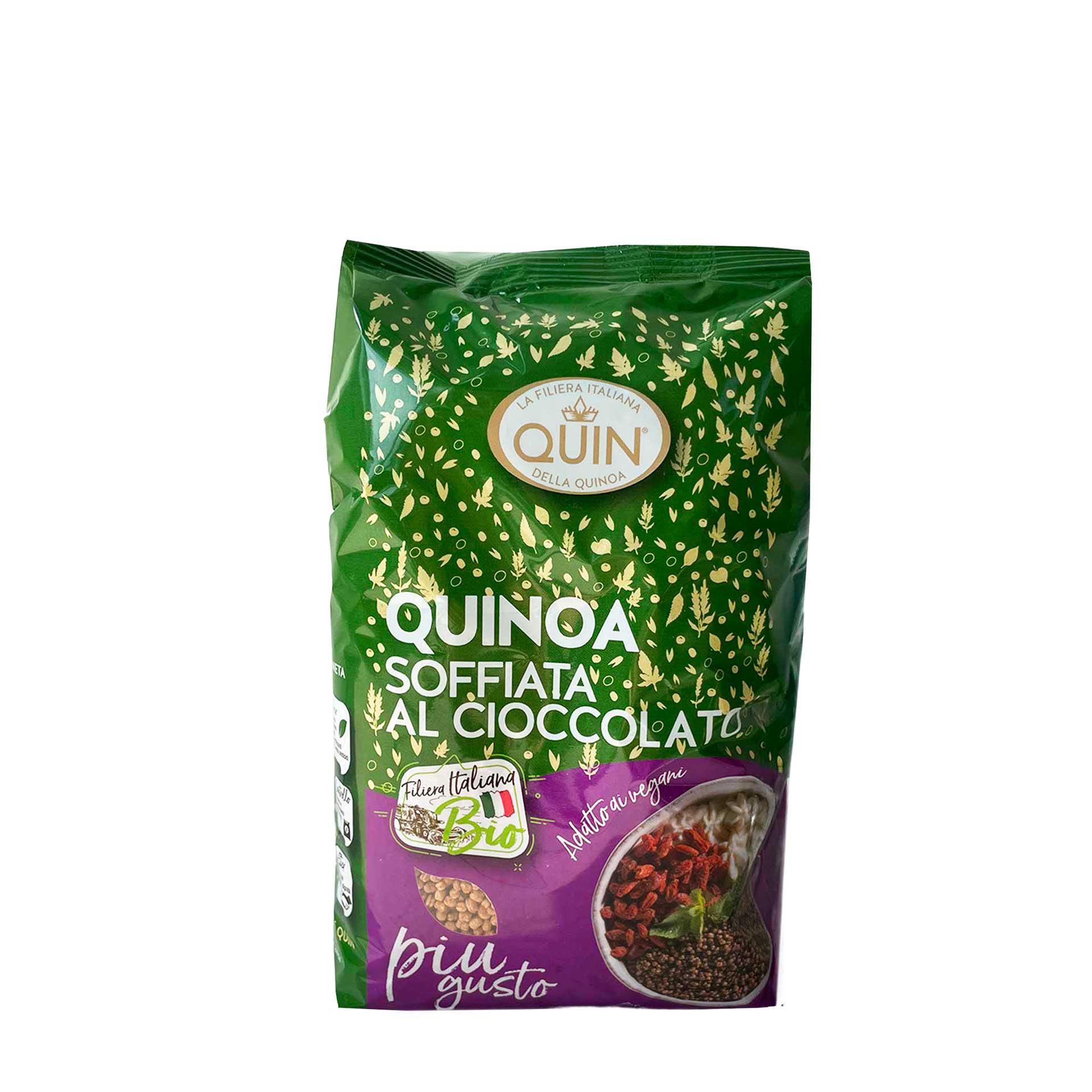 Quinoa Soffiata al Cioccolato Bio Quin® - fronte