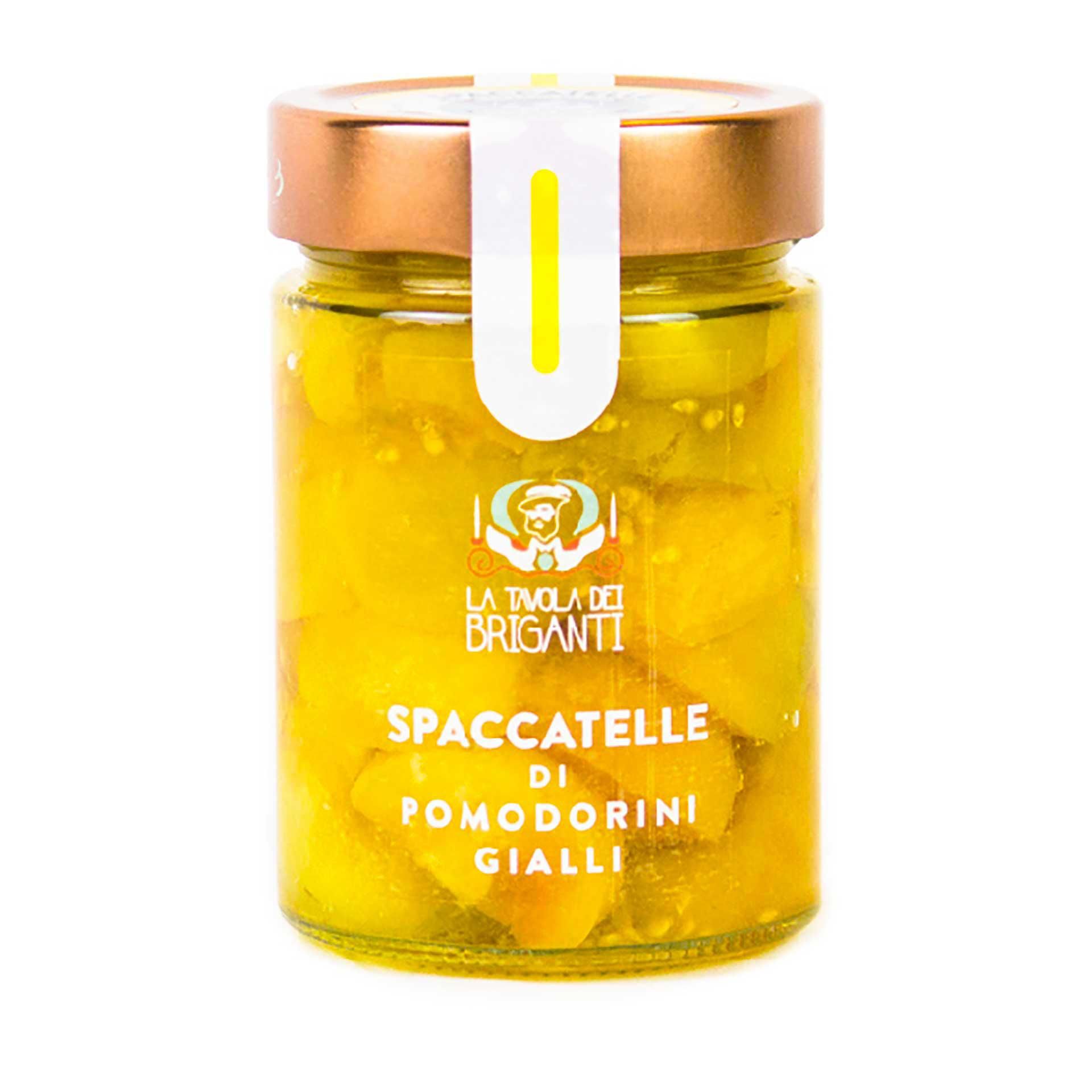 Spaccatelle di Pomodorini Gialli 350gr - fronte
