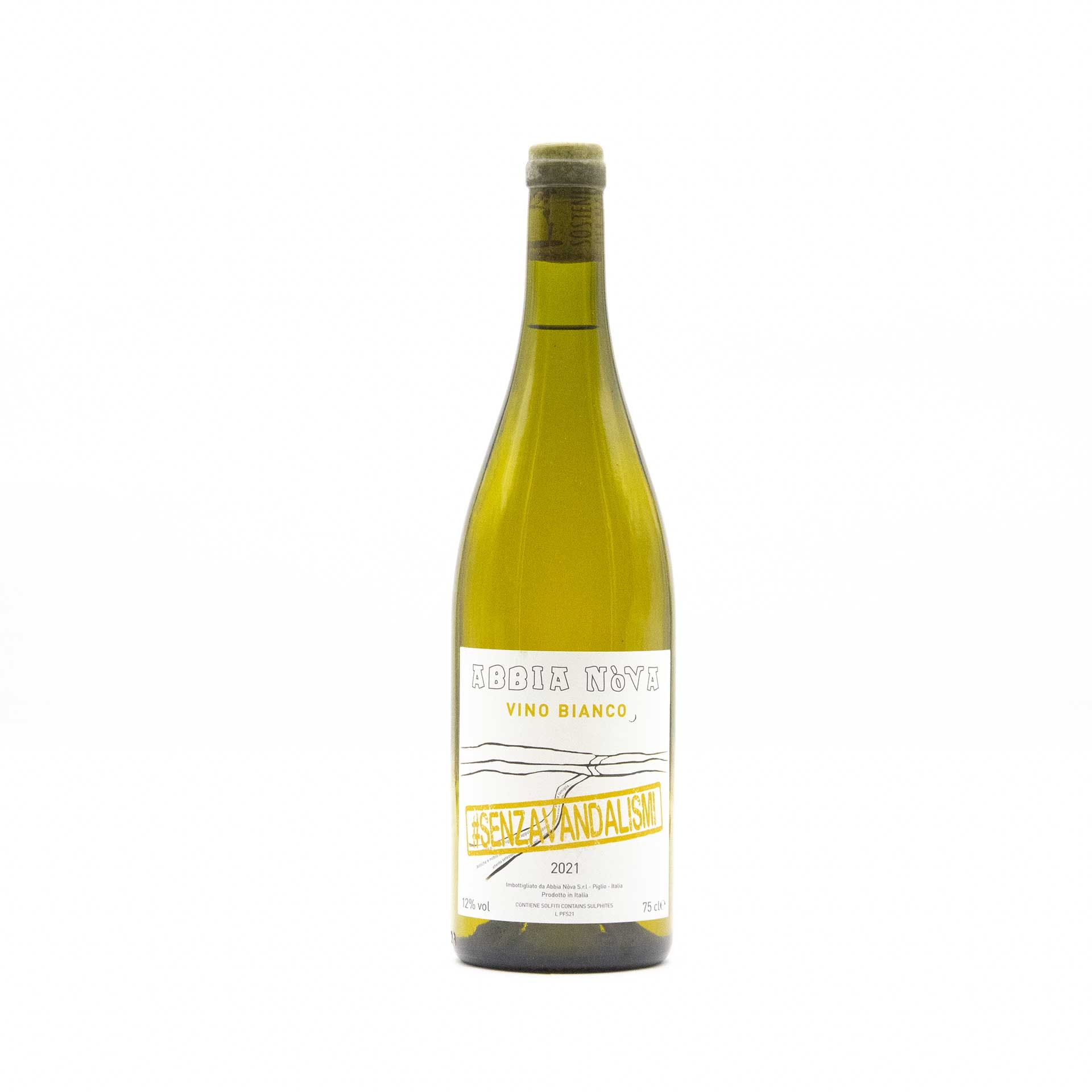 SenzaVandalismi Vino Bianco Abbia Nòva - fronte